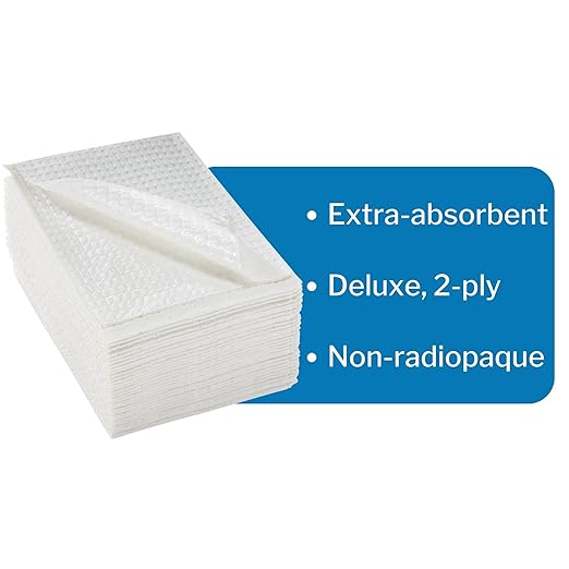 McKesson Disposable Towels [Pack of 250] for Dental Bibs, Nails, Tattoo, Dentist, Medical - 13 x 18 in, 2-Ply Tissue with Poly Back, Waffle Embossed, White