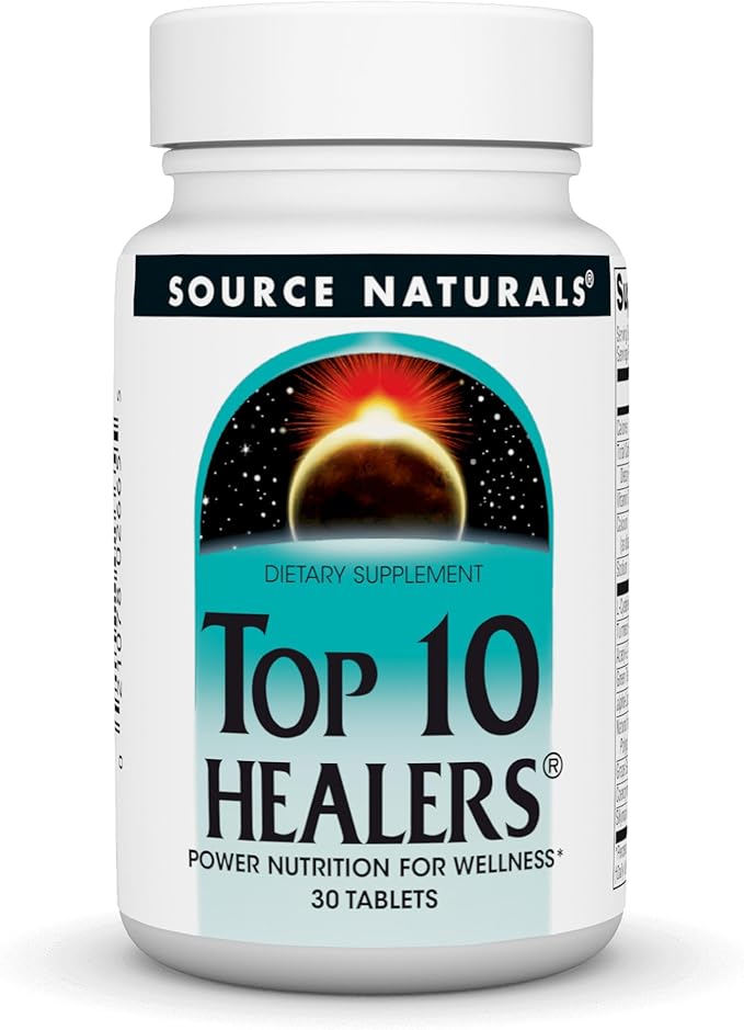 Source Naturals Top 10 Healers, Power Nutrition for Wellness* - 30 Tablets