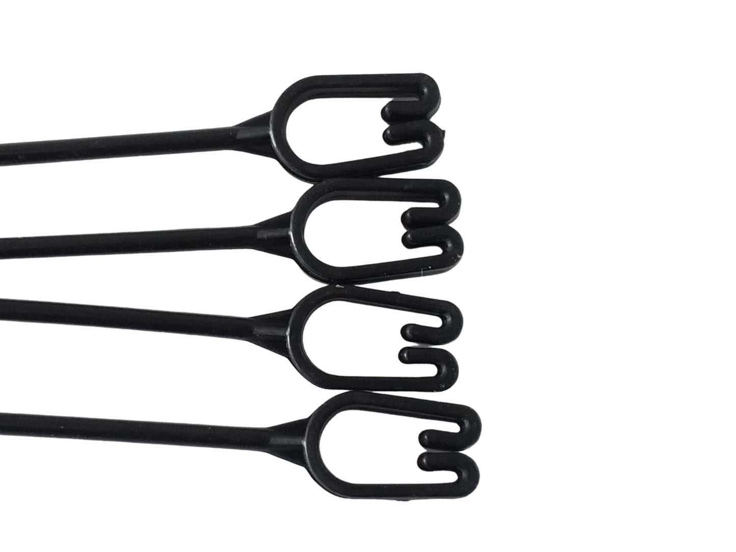 Replacement 4 Strand Plastic Hangers for 12" Hanging Baskets - Set of 5 (Black)