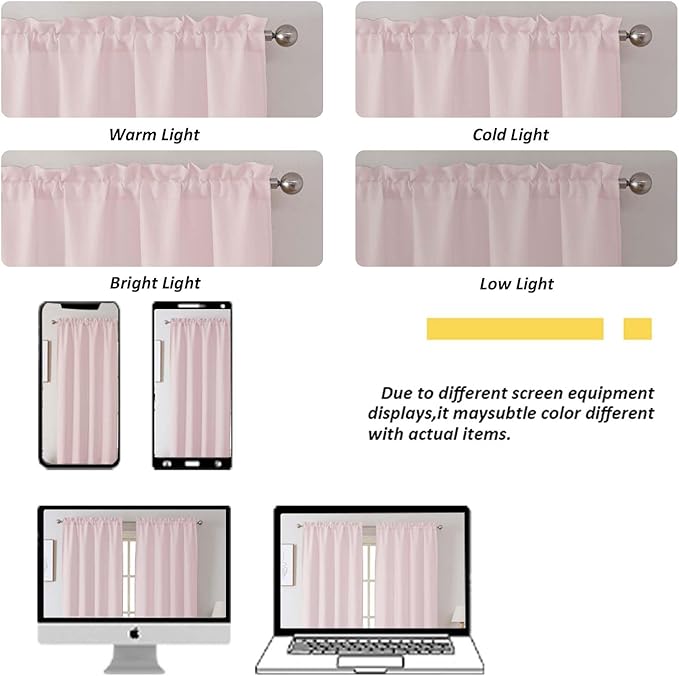 Chyhomenyc Blush Pink Curtains 78 Inch Length 2 Panels Set, Faux Linen Textured Light Filtering Soft Airy Farmhouse Curtain Drapes for Living Room Bedroom, 40Wx78L