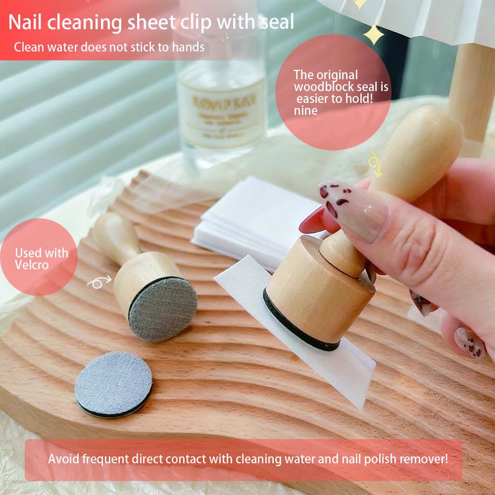 Vantico Professional Rotating Nail Art Stamper Kit, Clear Silicone Head, Adjustable Pattern Size, DIY Manicure Tool with Cleaner stamper’s Sensitive Skin Friendly,for Home Salon