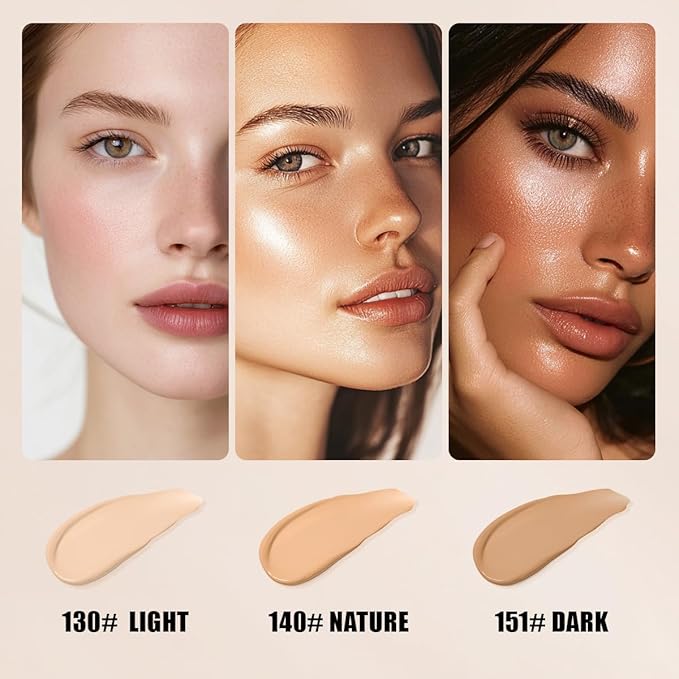 QIC Concealer,Natural Color Correcting Concealer for Women,Full Coverage Makeup for Face Eye Body,Nourishing Makeup for a More Even Complexion(Natural Skin Tone, 1.36 Fl Oz)