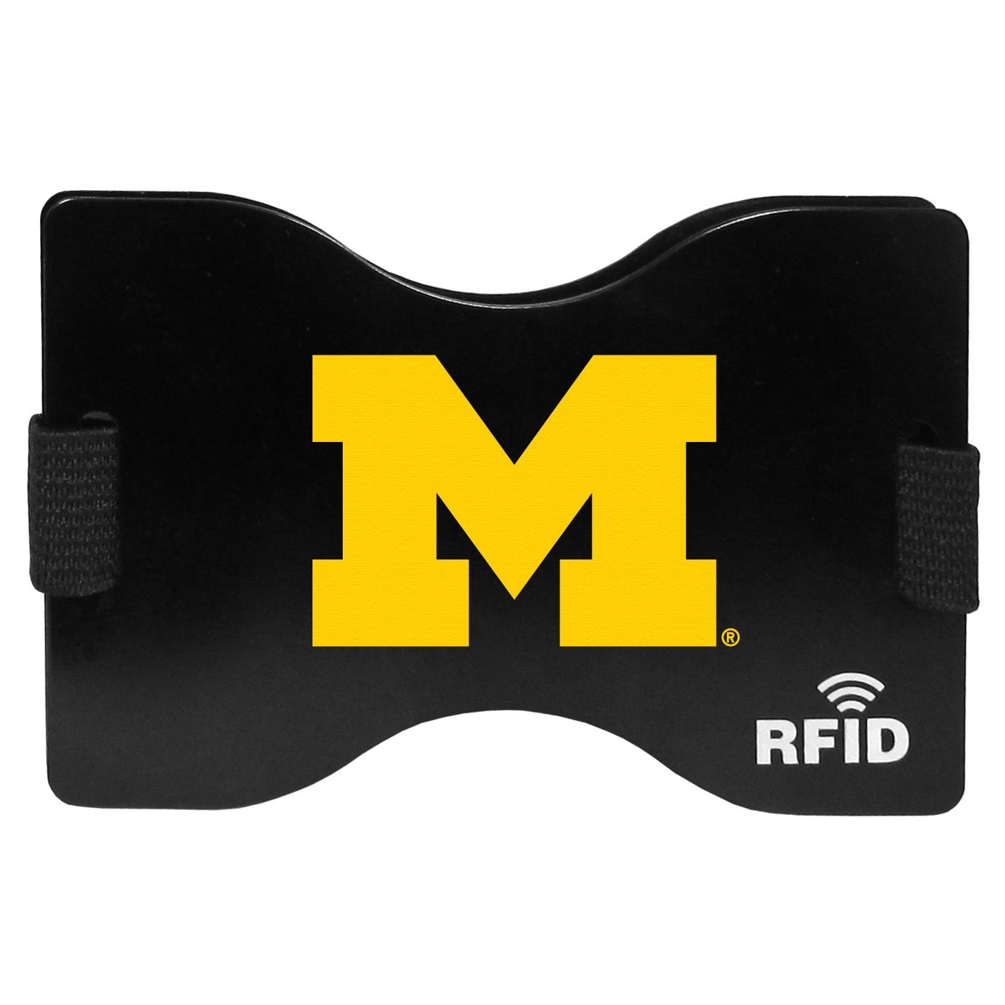 NCAA Michigan Wolverines Unisex Siskiyou SportsRFID Wallet, Black, One Size