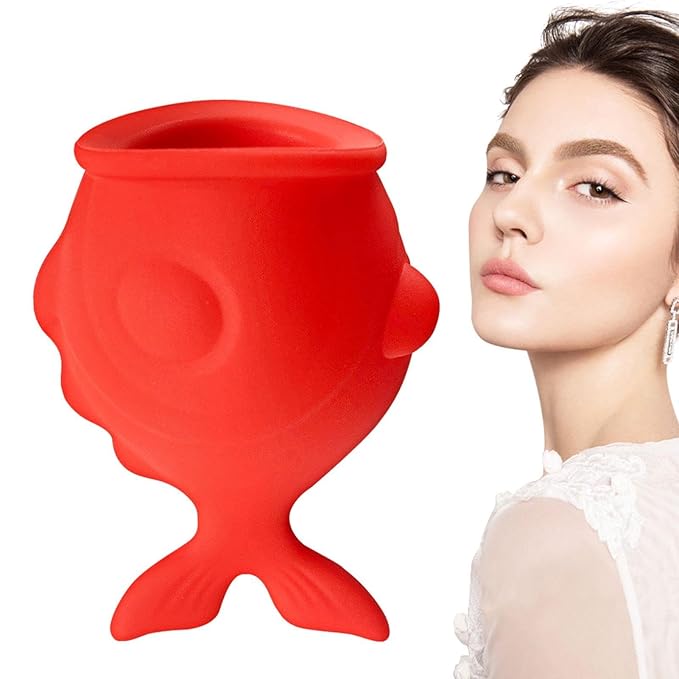 Generic Fish Lip Plumper - Fish-Shaped Lip Plumping Device, Silicone Lip Sucker Plumper Tool | Long-Lasting Lip Pump Plumer for Lip Care | Sexy Lip Mouth Enhancement Device for Lip Suction Plumper