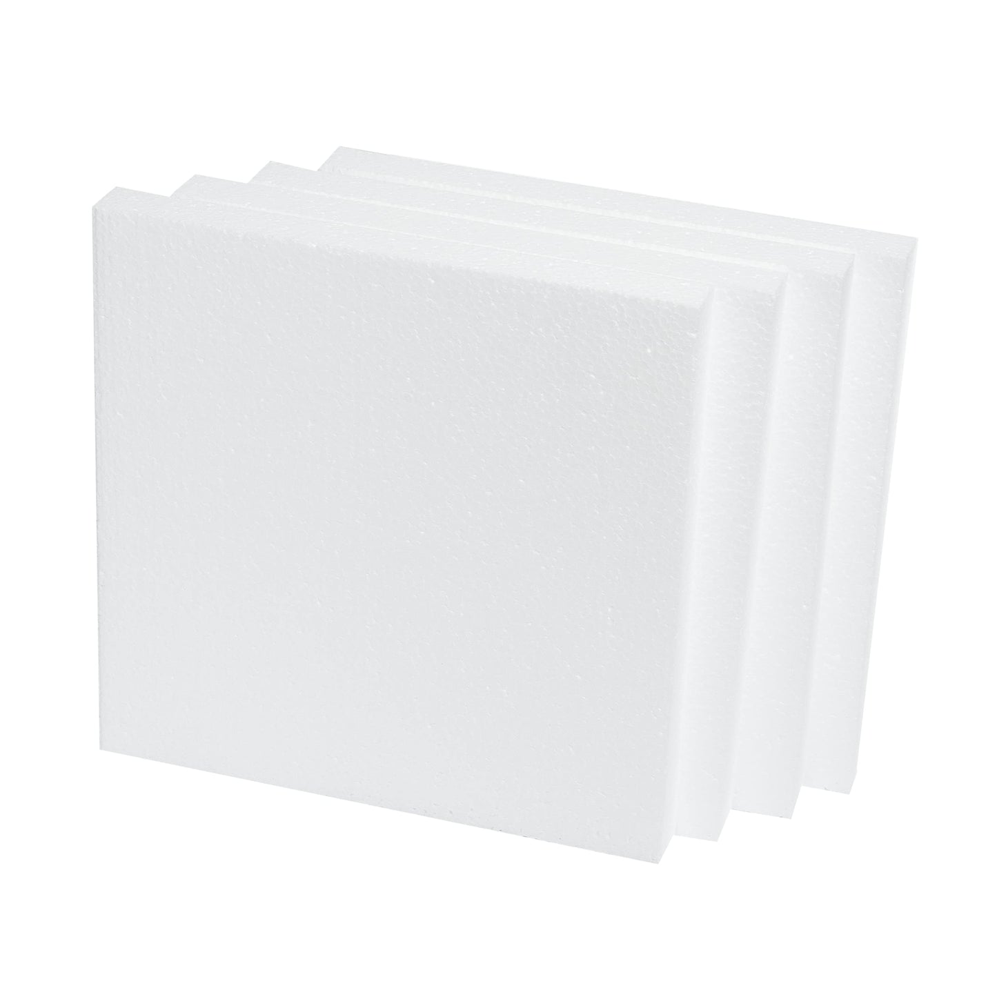 Silverlake 10x10x1 Craft Foam Squares for Styrofoam Board Projects (4-Pack)