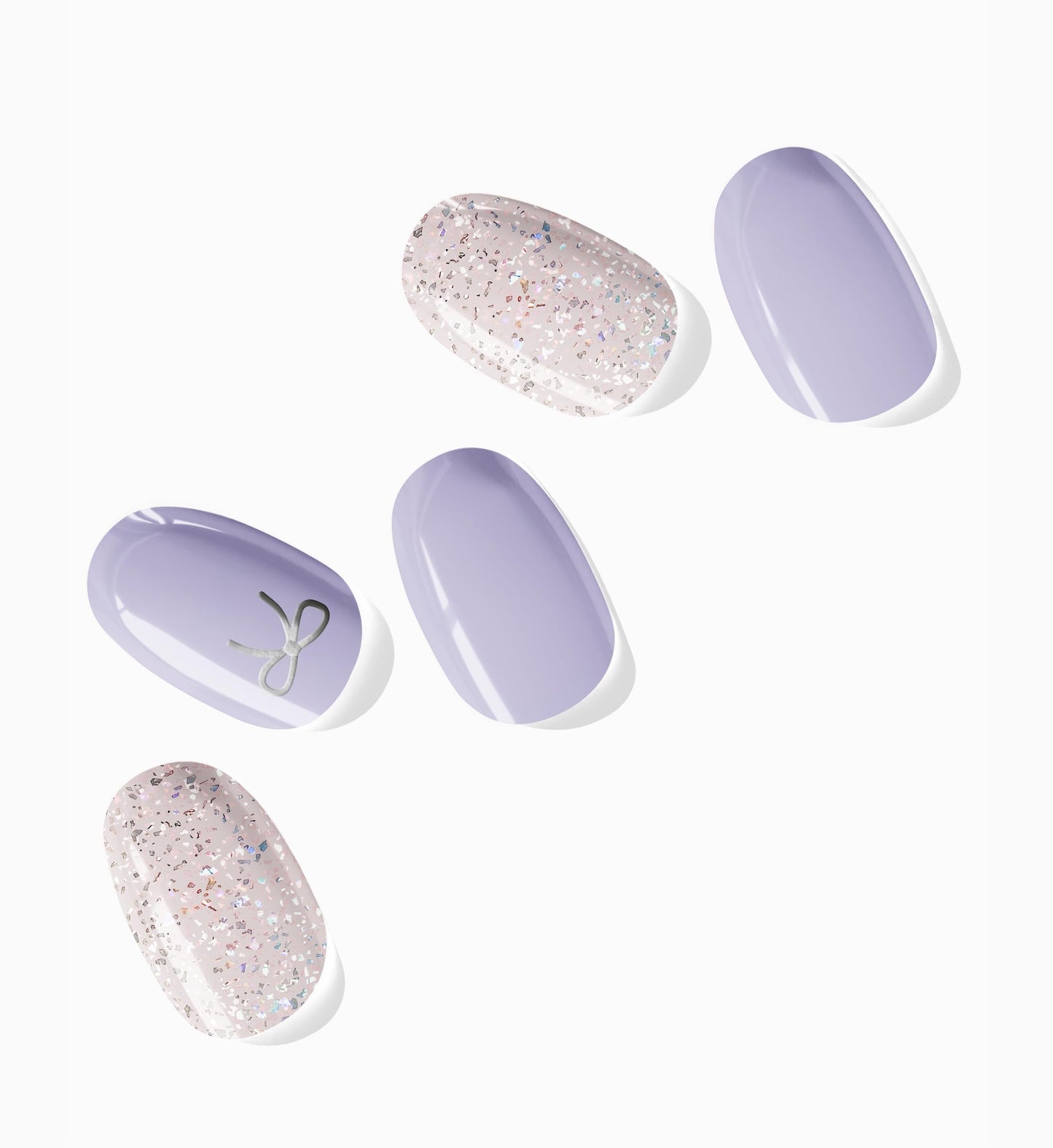 Nova Nails Semi Cured Gel Nail Strips (Lady Lilac)