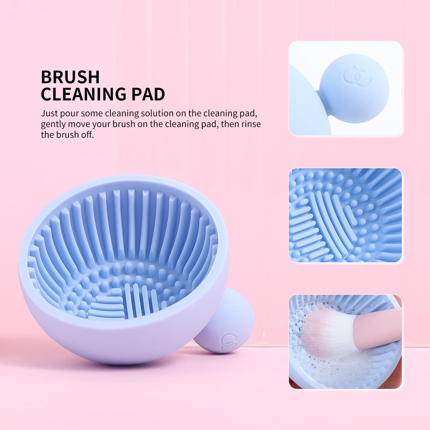 Docolor Makeup Brushes 16+3 Pcs Makeup Brush Set with Makeup Bag Makeup Sponge & Brush Cleaning Pad Professional Face Powder Kabuki Foundation EyeShadow Concealers Brush Kit Gift Box Fantasy Series Ⅲ
