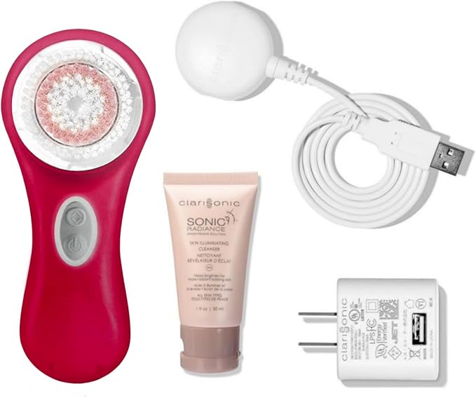 Clarisonic Mia 2 Sonic Facial Skin Cleansing Brush System | Added to Transparency Portal (Bright red)