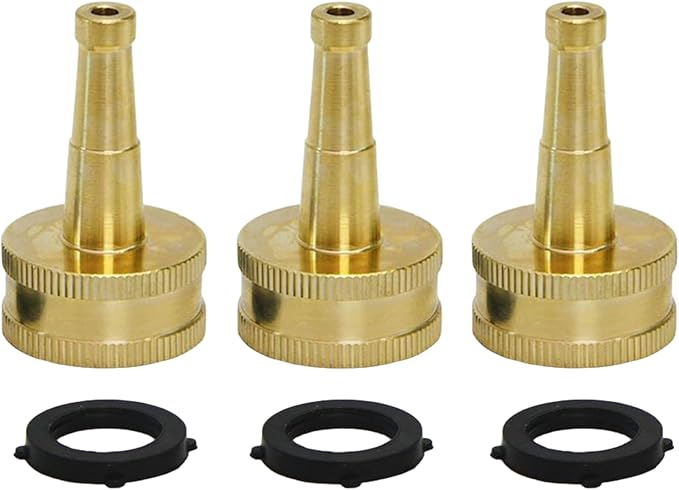 Suntai Solid Brass Jet Sweeper Jet Nozzle, 3 Pack