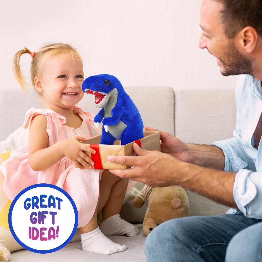 ArtCreativity 16" Cozy Plush T-Rex Dinosaur Stuffed Animal, Dino Plush, Soft and Cuddly Stuff Animals for Kids, Stuffed Dinosaur, Great Gift for Boys, Girls & Toddlers