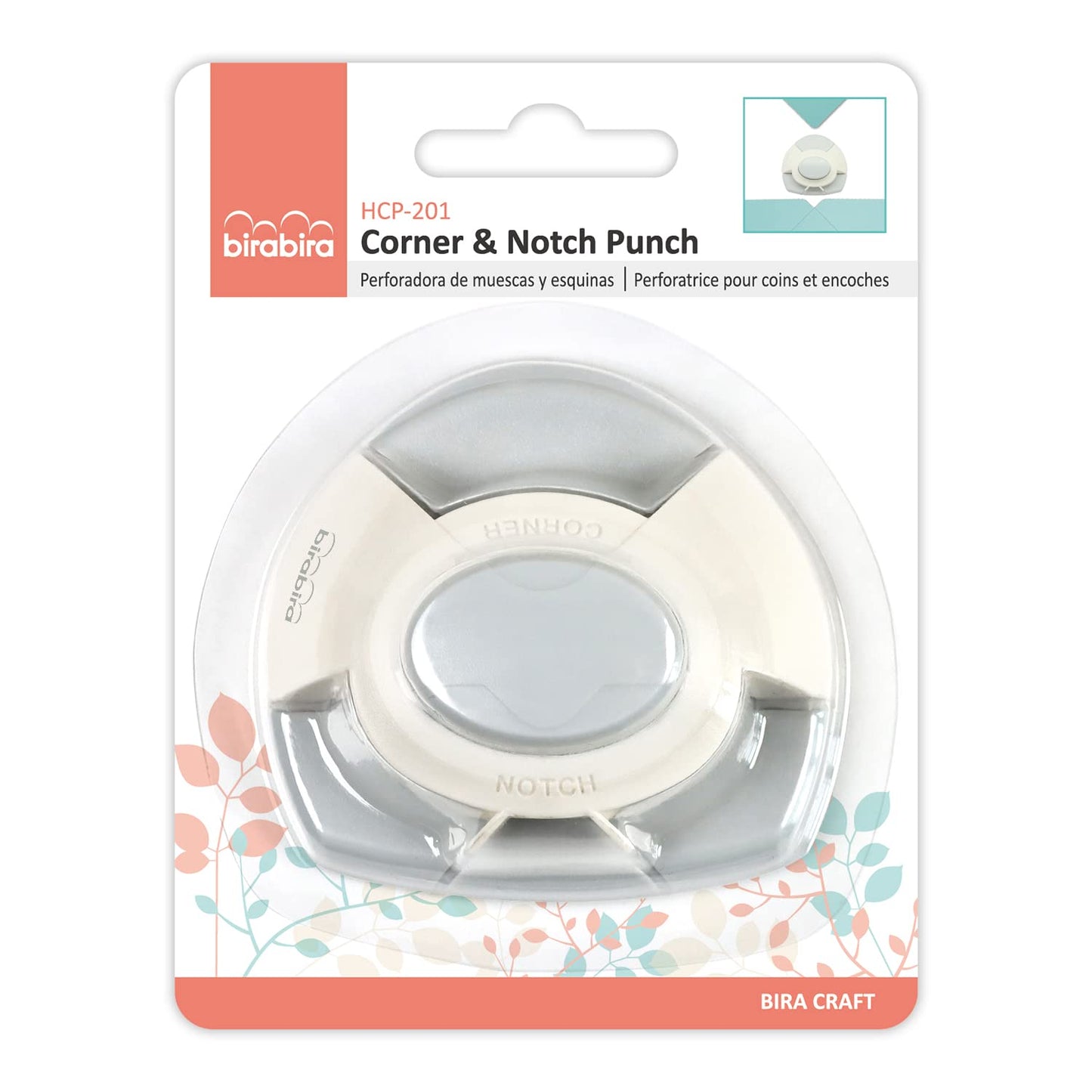Bira Envelope Corner and Notch Punch Envelope Maker, 2 in 1 for Paper Crafting Scrapbooking Cards Arts