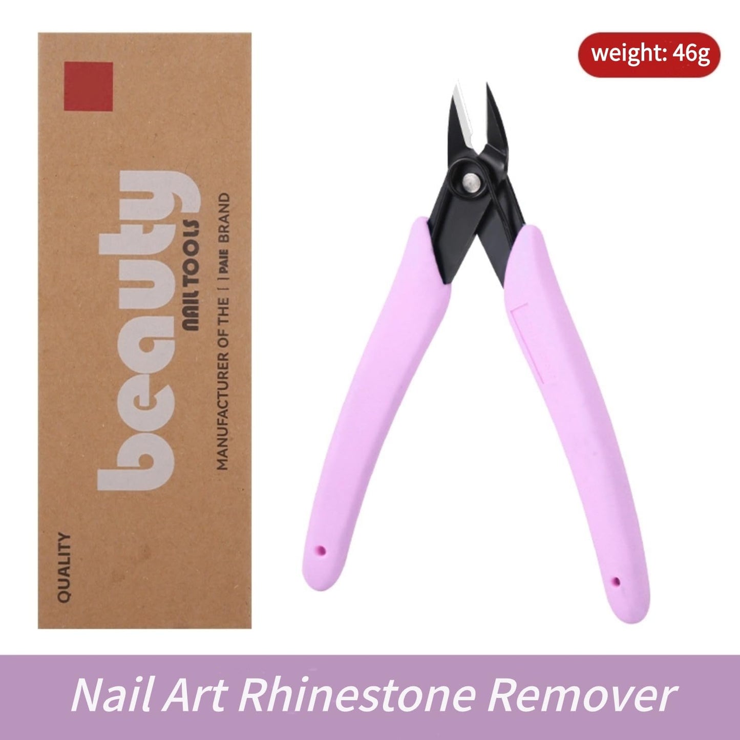 3 Pcs Rhinestone Remover Tool, Nail Art Decoration Remover Crystals Remove Cuticle Cutter Clipper Trimmer Scissors for Small Pieces,Salon and Home DIY Accessory for Manicure
