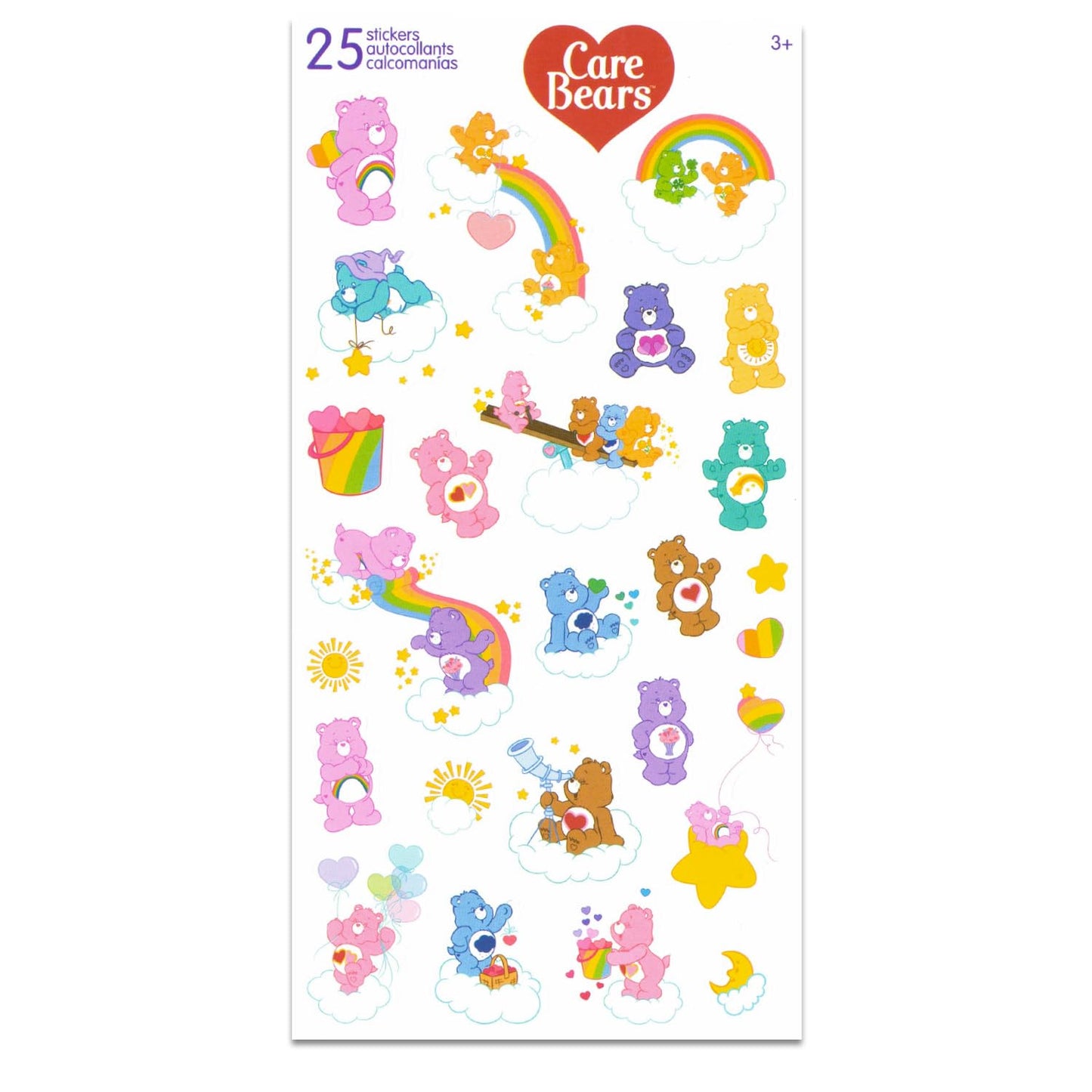Care Bears Folder Set - Bundle with 4 Laminated Folders with 2 Pockets Each for Office, Classroom, Plus More | Care Bears School Supplies