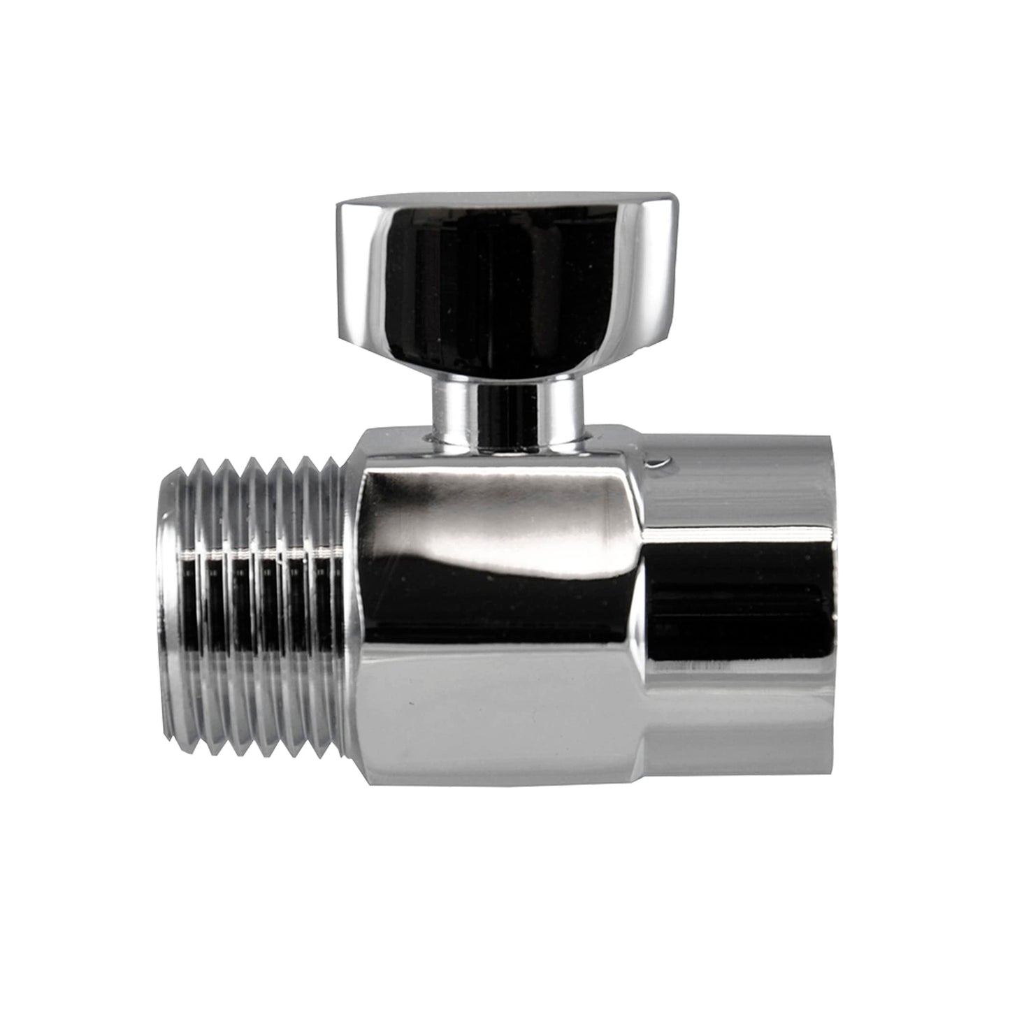 DANCO Shower Volume Control Shut-Off Valve, Chrome, 1.6 inch, 1-Pack (89171)