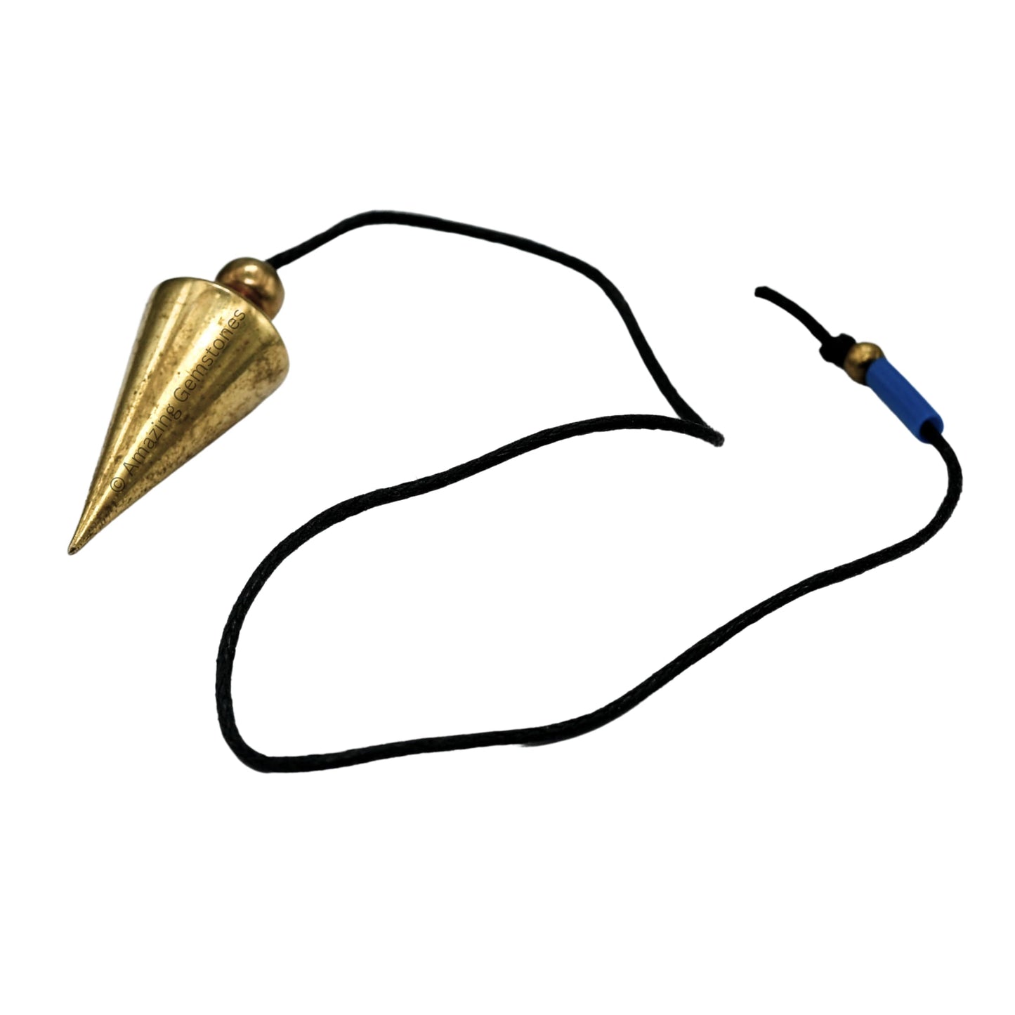 Healing Metal Pendulums for Divination, Gold Pointed Cone Steel Copper Pendulum High Energy Pendulo de Bronce Pendulos de Mesa MP92