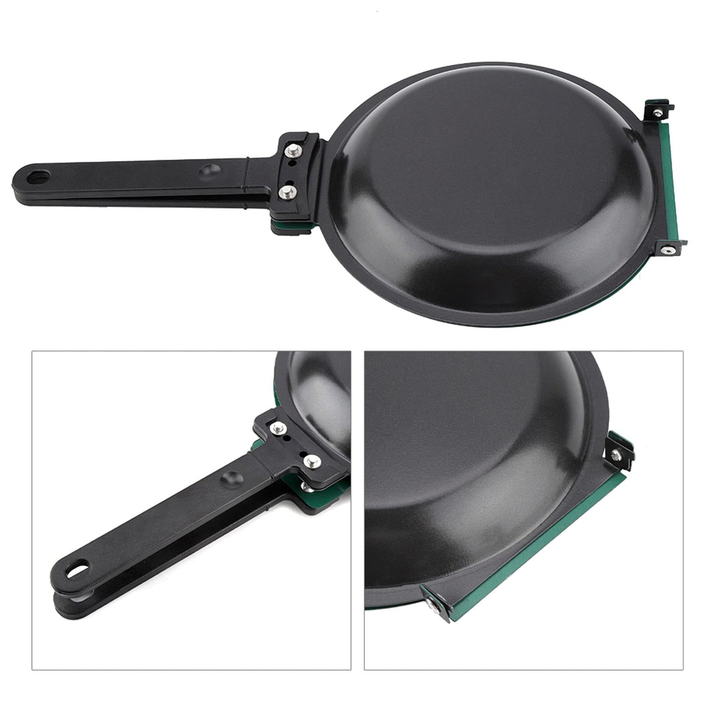 Ejoyous Double Sided Frying Pan, Kitchen Fried Egg Pancake Maker Flip Grill Pan Omelette Tray Home Household Baking Cookware