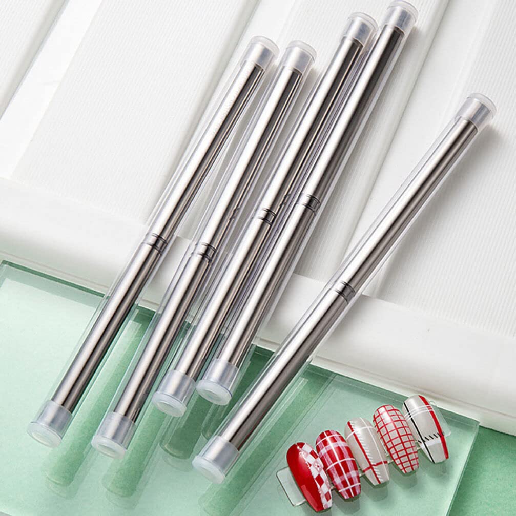FRCOLOR Nail Art Brush Ultra-Fine Liner Pen 7.08 Inch Precision Manicure Tool for Detailed Nail Drawing and Diy Designs Suitable for Home and Salon Use