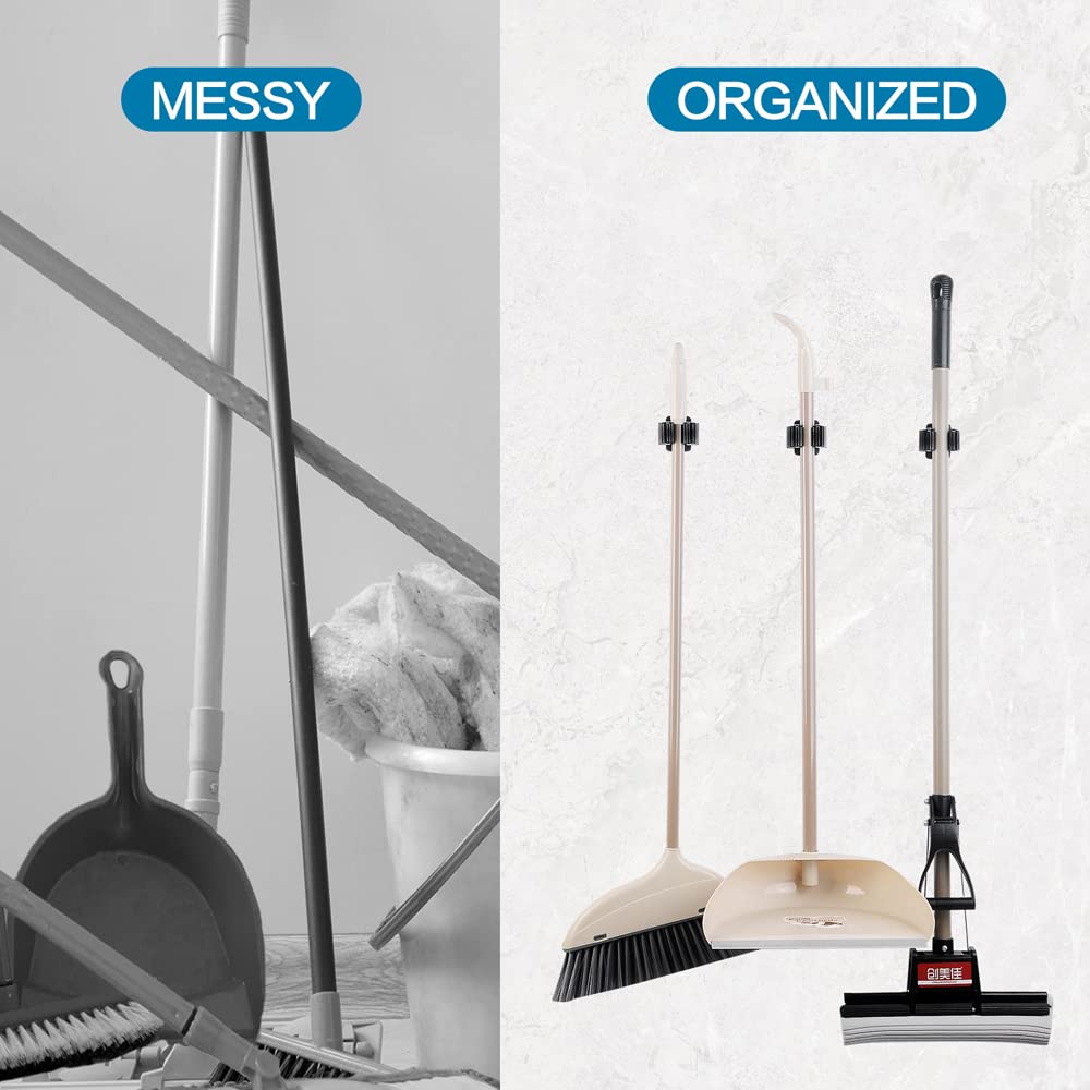 24PCS Broom and Mop Holder (24 Count)