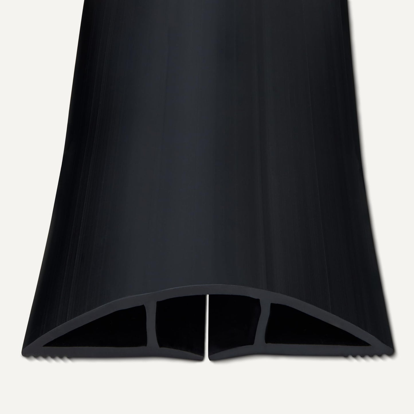 Amazon Basics Floor Cord Cover, 6ft Length, 2.6" Diameter, Cable Protector, Black