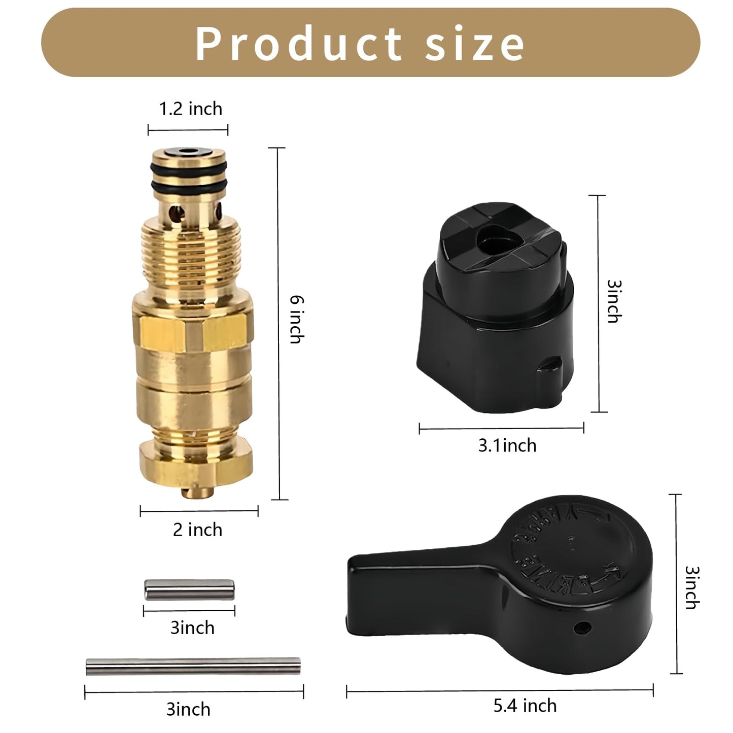 700258 Prime Spray Valve Kit Drain Valve Compatible with Titan 440/540/640/740/660 and SprayTech EPX Airless Paint Sprayers, Replacement Accessories