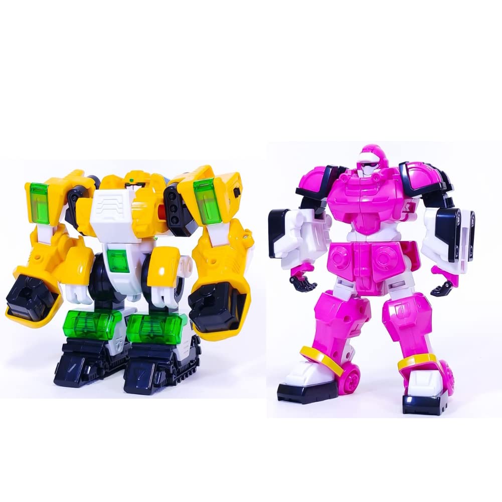 It likes Miniforce Super Dino Power 2 Super T-Raking- 5 Robots Transform into one Dinosaur Robot 19.2 * 9.6 * 13.5in