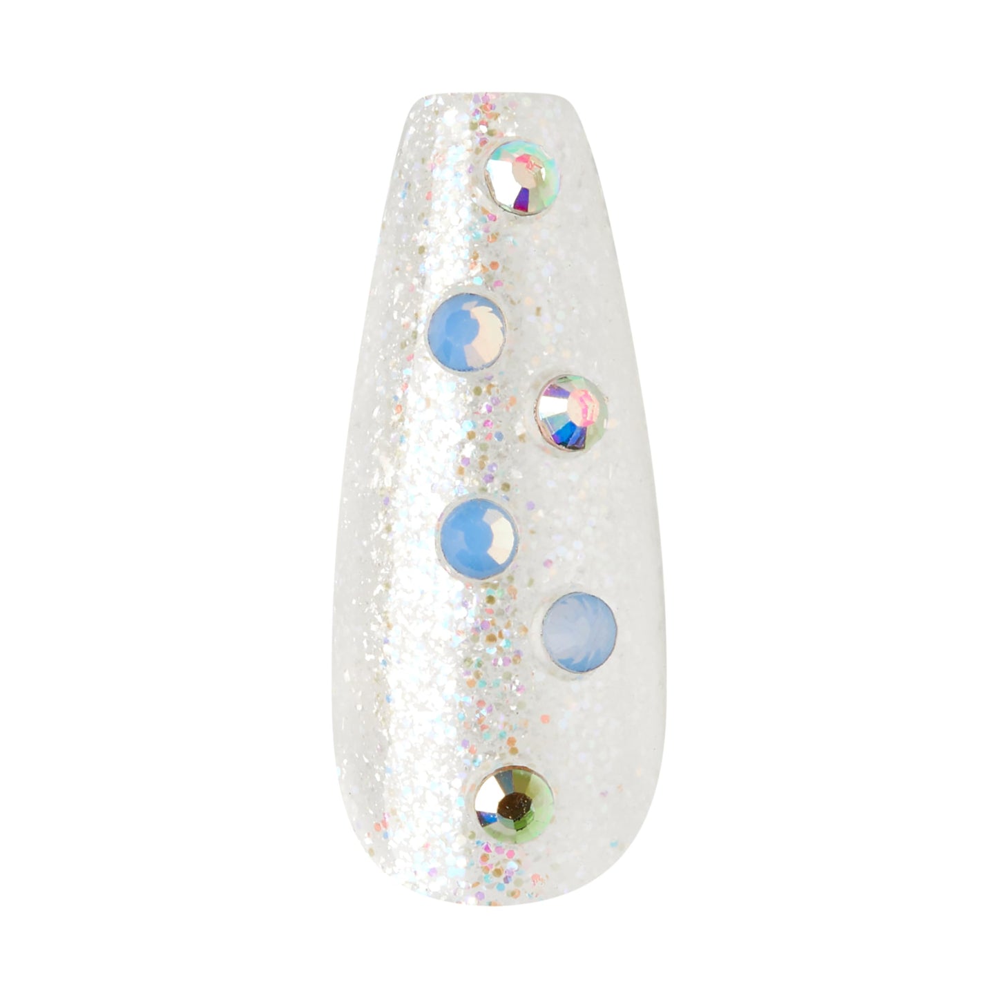KISS Majestic Nails Sculpted Manicure Your Grace | Rewearable | Salon Quality | Includes Adhesives & Glue | 84 Count