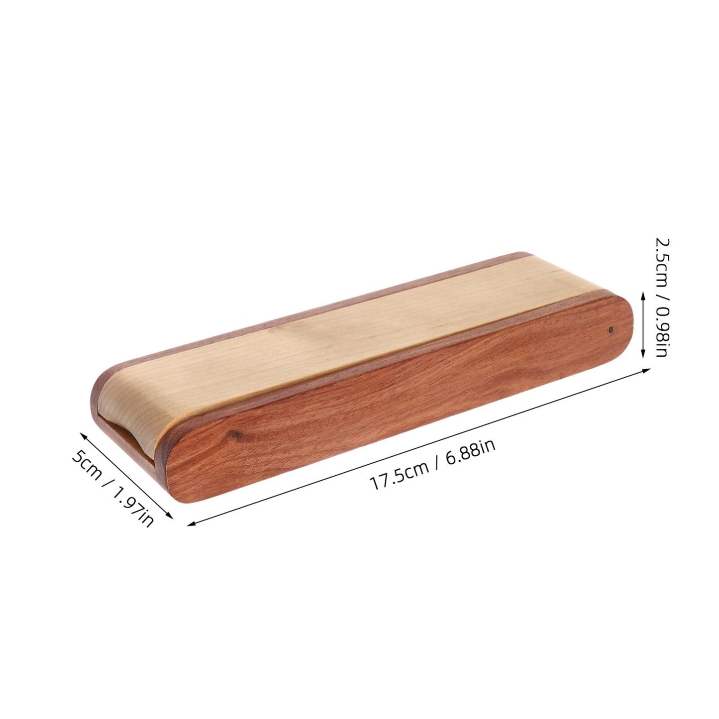 Wooden Pen Case Box Single Fountain Pen Case Empty Pen Box Pen Presentation Display Box Fountain Pen Container for Home Office Dekstop Stationery Supplies