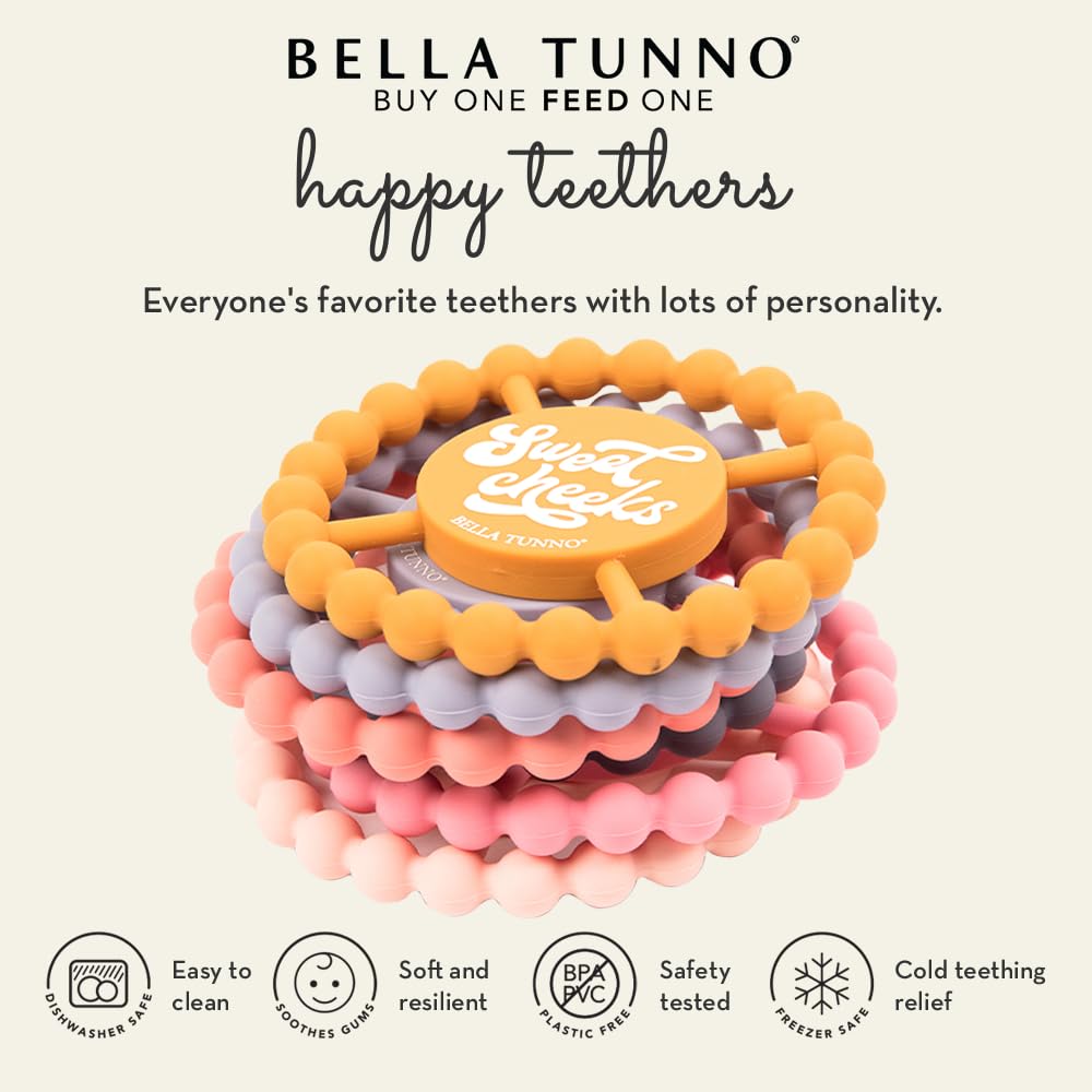Baby Teether by Bella Tunno, Silicone Teethers for Babies 3-6 Months, 6-12 Months, Baby Toys, Pacifier, Teething Relief, Boys, Girls, Bachelor/Bub Club Set