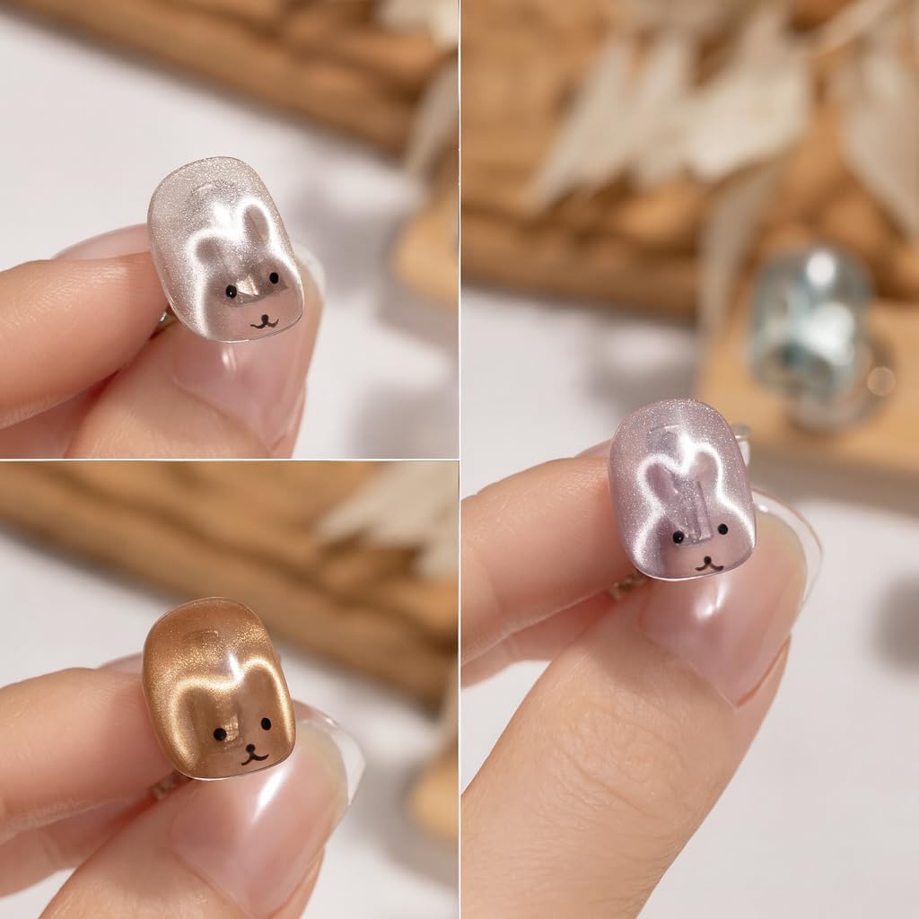 Cat Eye Magnet for Nails,12 PCS Cateye Magnets, Cat Eye Gel Nail Polish Magnet Tools (12 PCS)