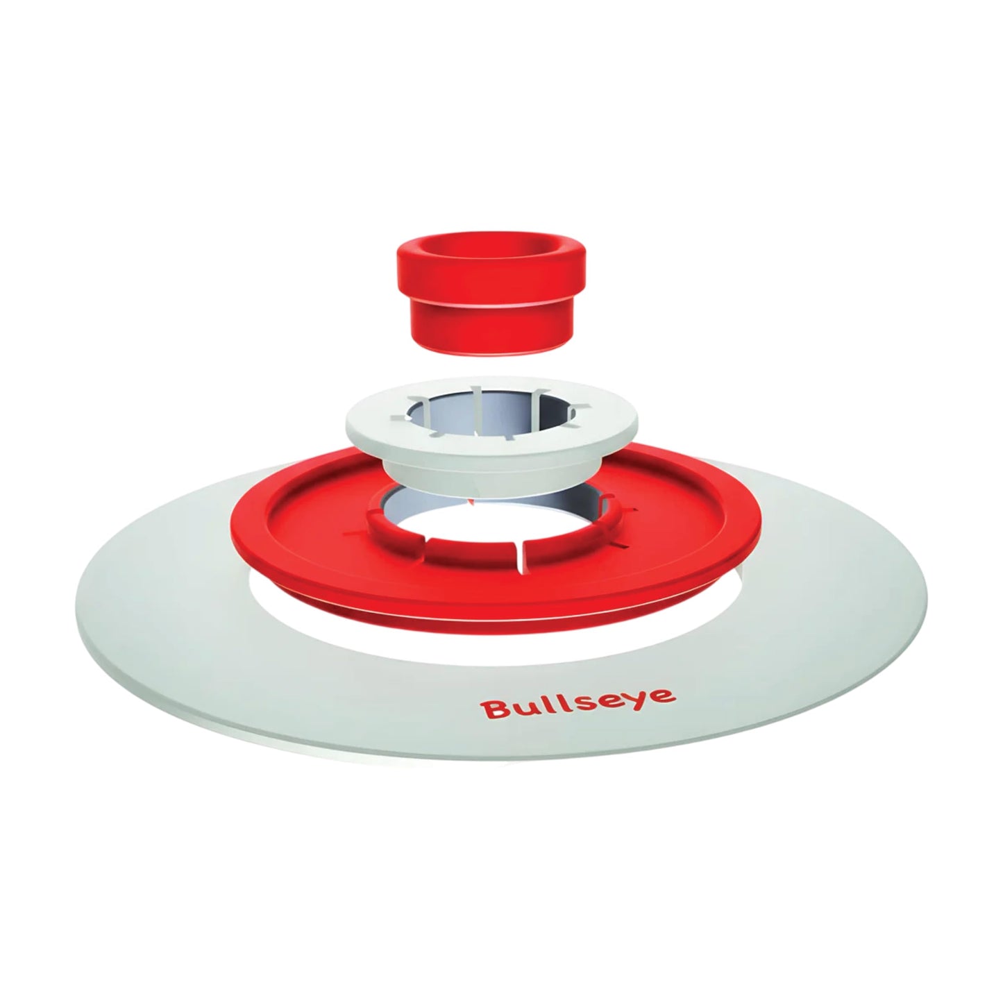 Crowne Tools Tile Bullseye Multi-Size Tile Drilling Template & Guide, 4 Interlocking Rings, Durable Plastic, Precise Alignment