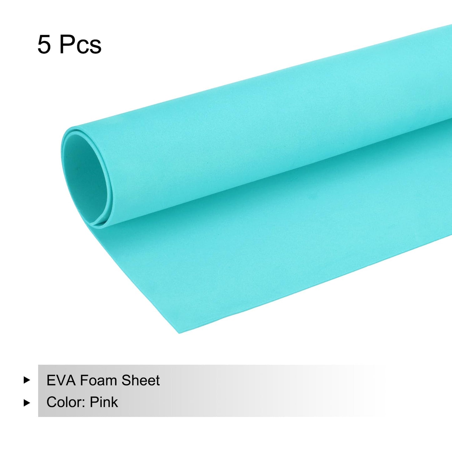 MECCANIXITY EVA Foam Sheets Blue Green 35.4 Inch x 19.7 Inch 2mm Thick Crafts Foam Sheets for Costumes, Arts and Crafts Projects Pack of 5