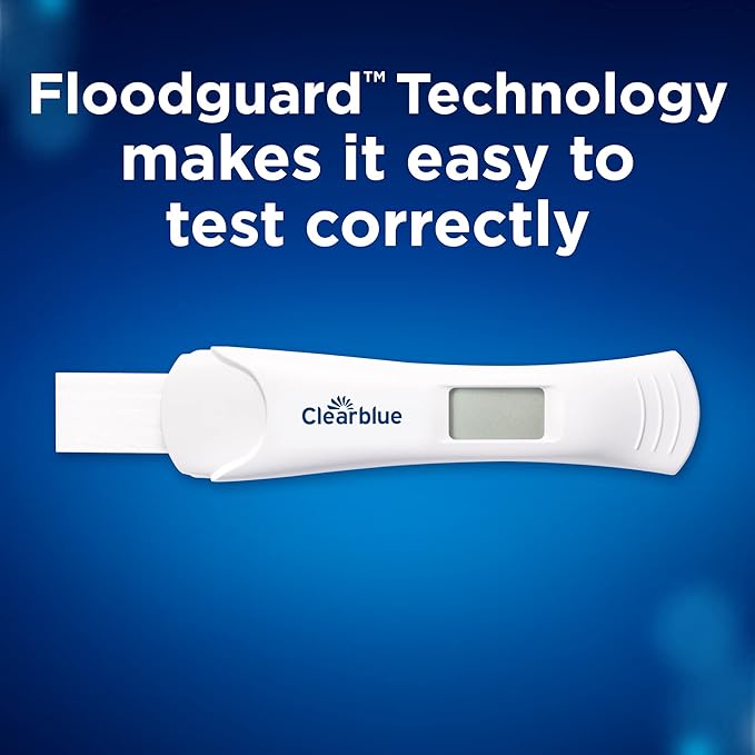 Clearblue Pregnancy Test Combo Pack, 4ct - Digital with Smart Countdown & Rapid Detection - Value Pack
