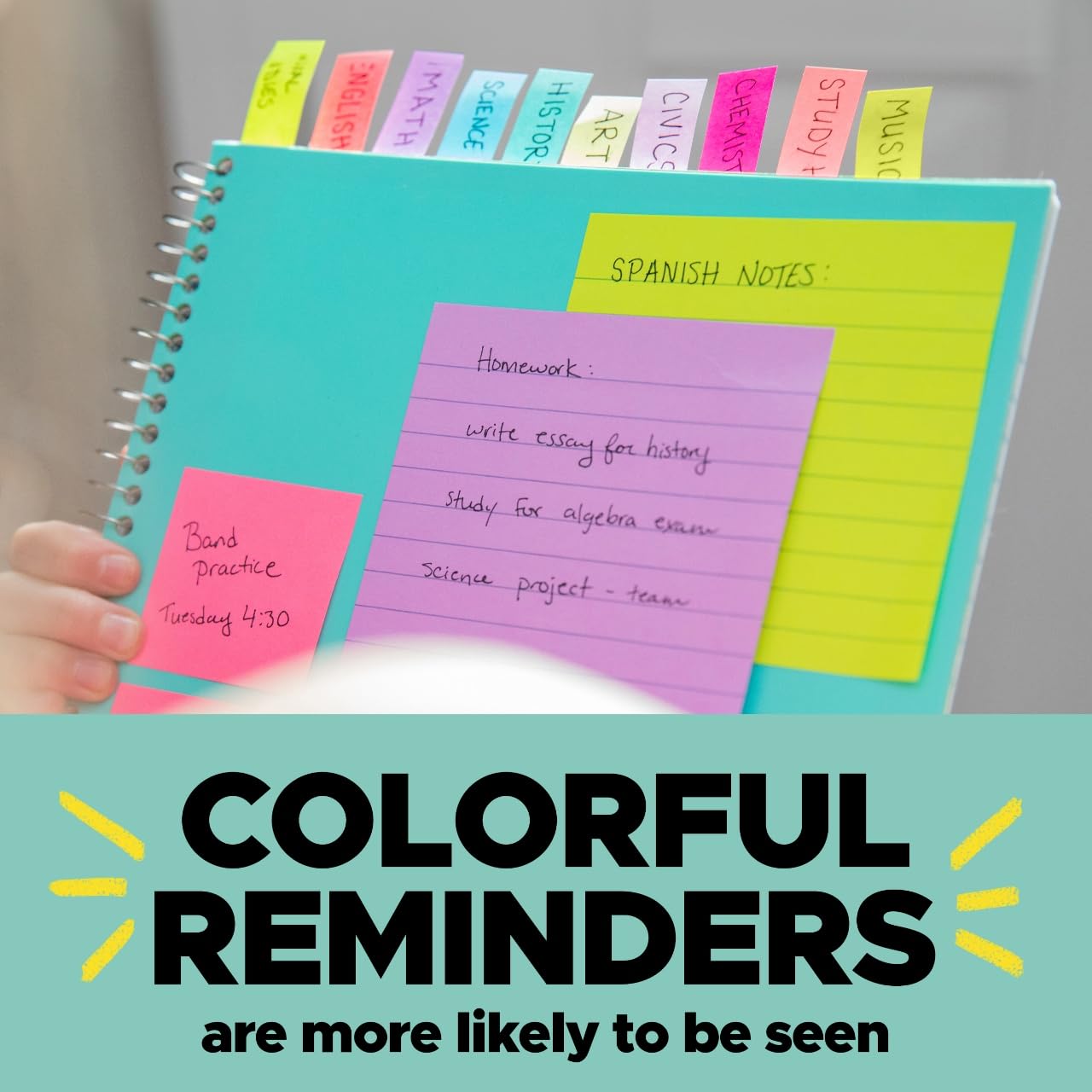 Post-it Flags Combo Pack, .47 Wide and .94