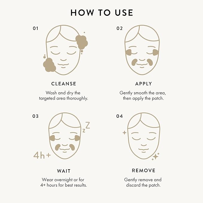 KPLUS K+ Wrinkle Patches for Marionette, Smile Lines with Hyaluronic Acid, Adenosine and Peptides - Korean Overnight Mindful-Aging Facial Stickers (60 Count)