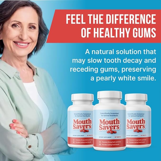 5-in-1 Advanced Oral Health Support - Fast-Acting, Easy-to-Use Solution Pack of 3