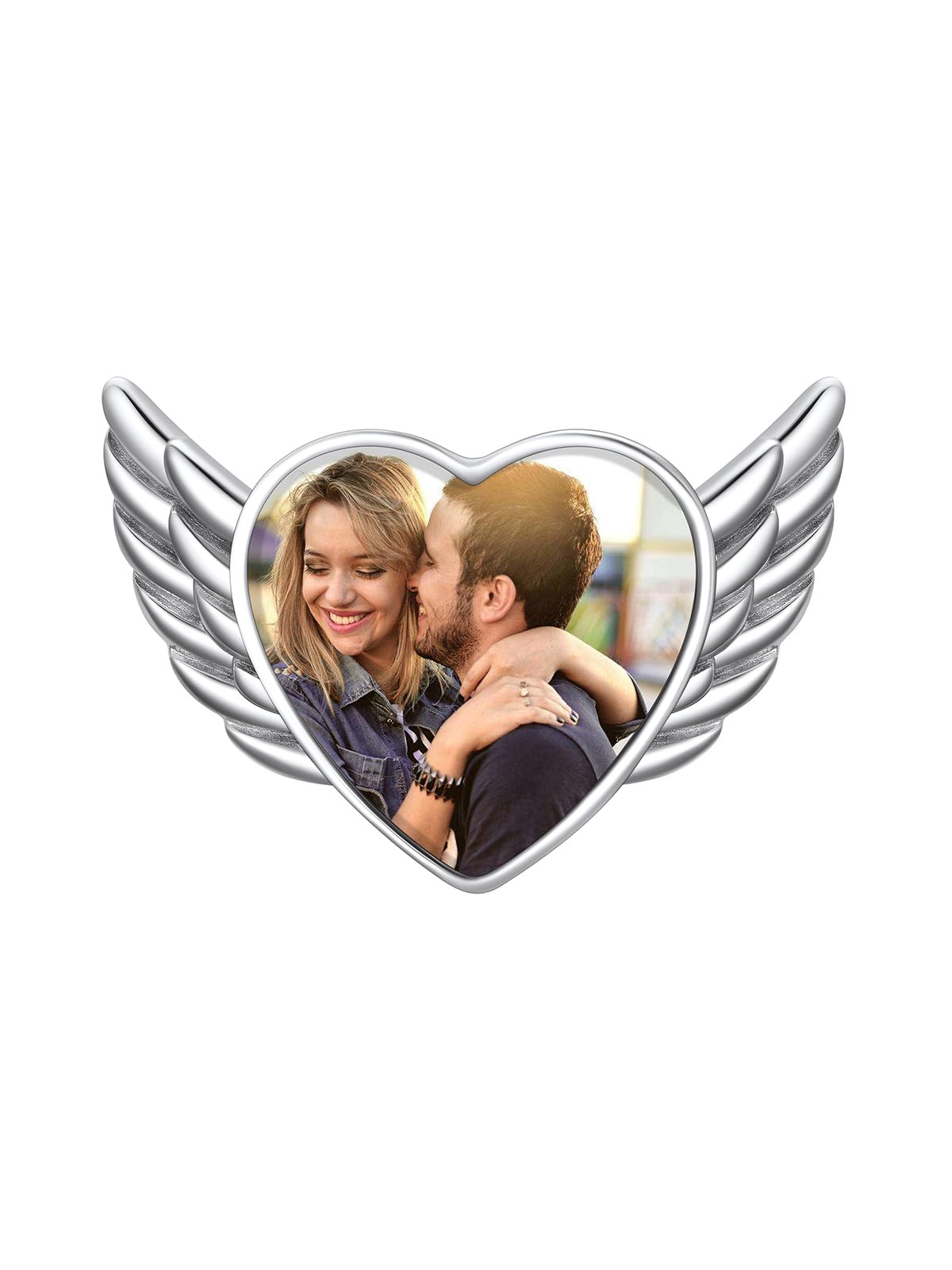 Custom4U Personalized Picture Bouquets Brooch Pin Birthday Brooch for Women Funeral Memorial for Men Father Mother Grooms(With Gift Box)