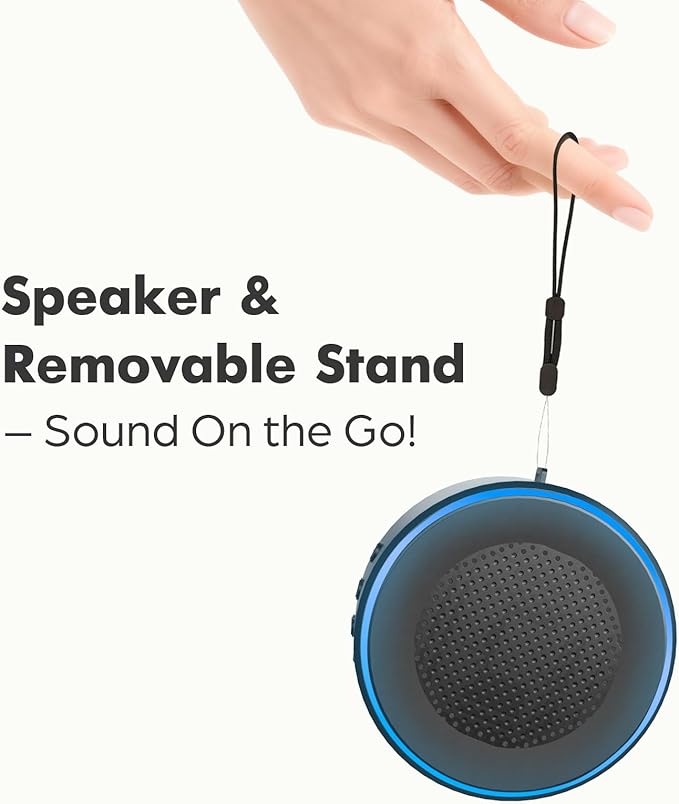 Gifts for Men Dad Him Husband Christmas - Bluetooth Speaker with Phone Stand - Anniversary Birthday Gift for Teen Boy Boyfriend Women, Mens Stocking Stuffers - Ideal for Home/Kitchens/Outdoor/Desk