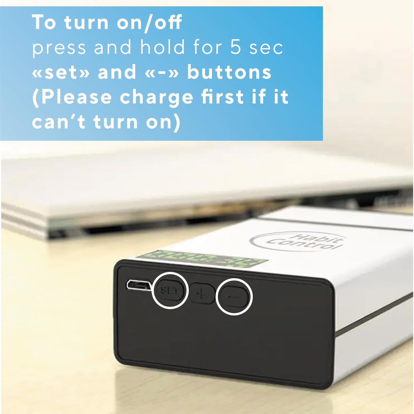 Habit Control Timed Lock Box Small - Portable Lockbox with Timer Lock, Time Release Locking Container Mini for Kitchen Cabinet's Key, Single Compartment Medication Storage, 4.37 x 2.44 x 1.1 in