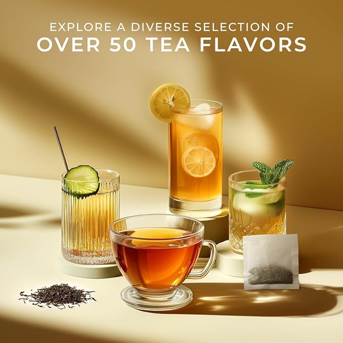 Gya Tea Co Dandelion Leaf & Root Herbal Tea Bags (50 Bags) - Caffeine Free with a Tangy Flavor for All Day Comfort, Calming, Relaxing & Nourishing - Fruit & Herbal Blends