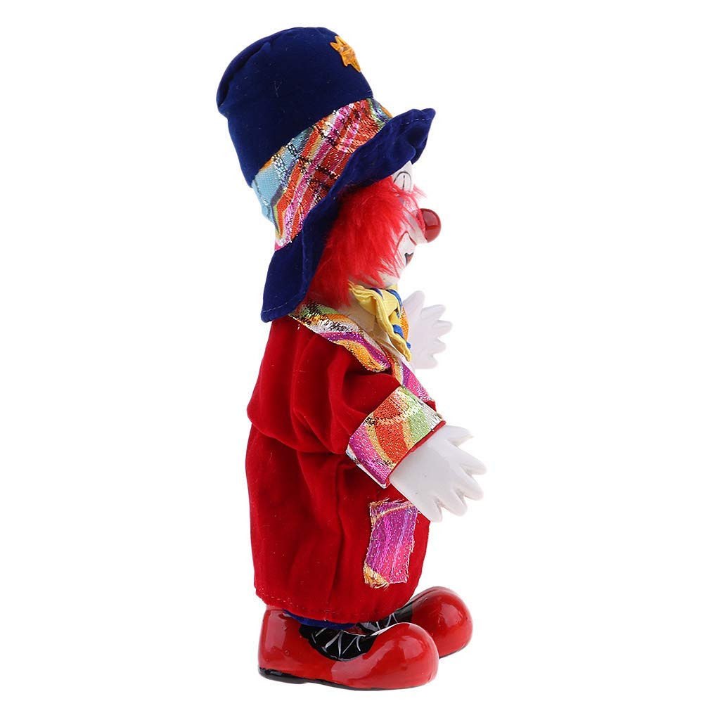 KODORIA Clown Doll Clown Figure Doll Halloween Ornaments Home Table Desk Top Decor - #5