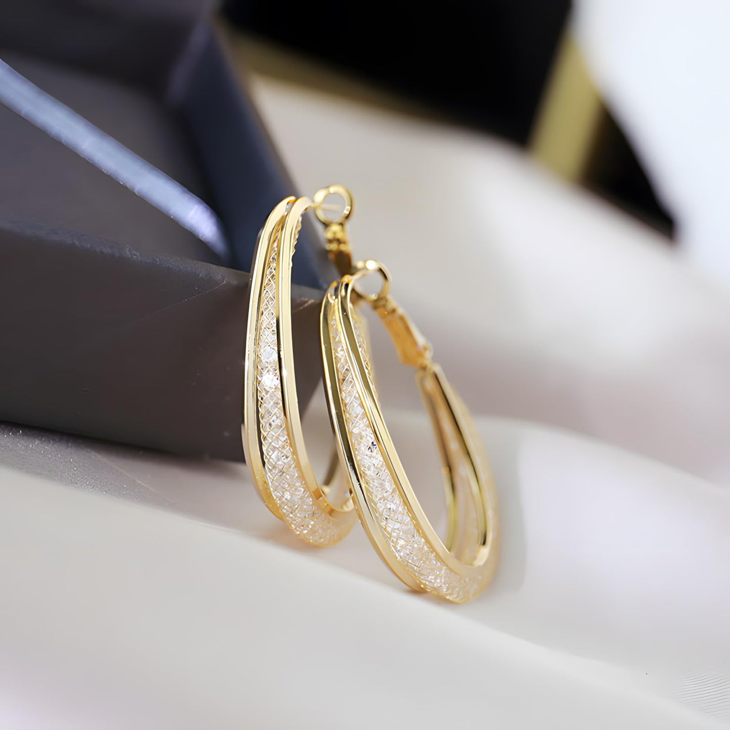 Lymphatic Earrings (Gold)