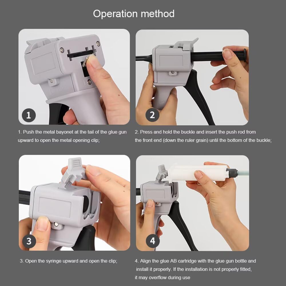 50ml 2:1/1:1 Dispenser Gun Kit Silicone glue gun, dispensing gun, Dispensing gun kit 2:1 set