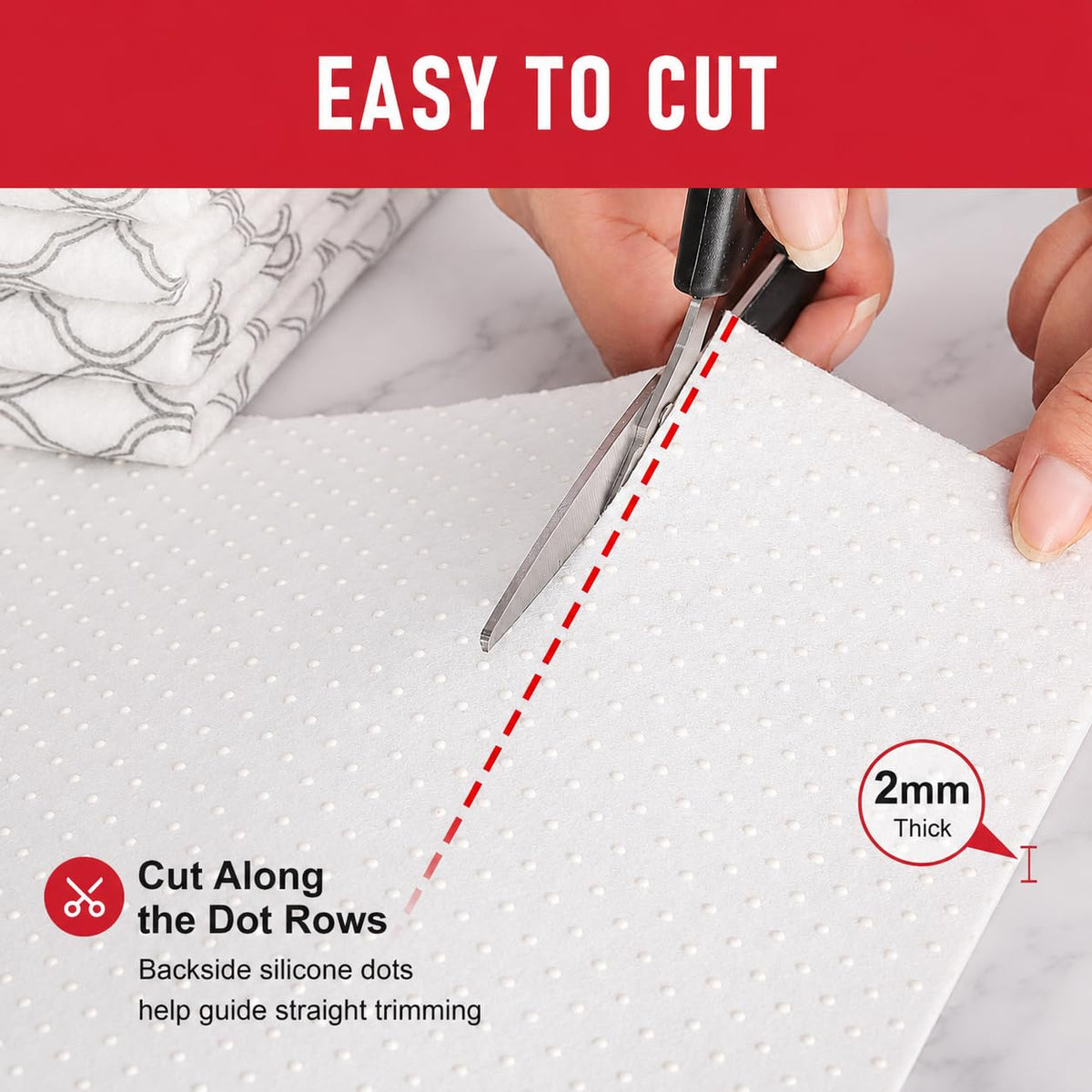 Non Slip Refrigerator Liners (30 Sq Ft)
