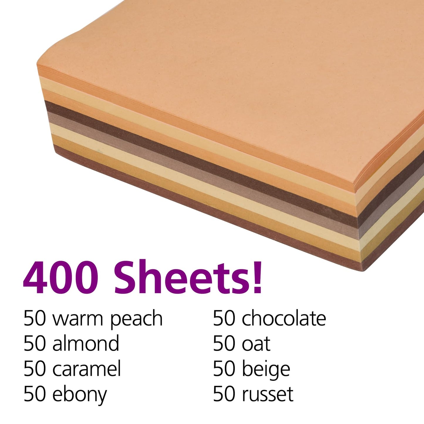 Colorations Colors Like Me Craft Paper - 400 Sheets