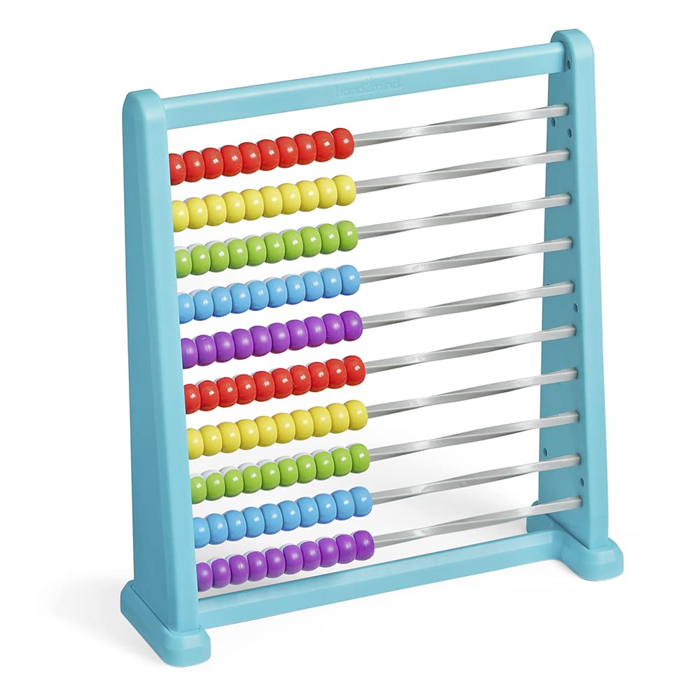 Hand2Mind Color Changing Plastic Abacus, Abacus for Kids, Math Manipulatives, Counting Rack, Educational Toys for Elementary Kids (Set of 1)