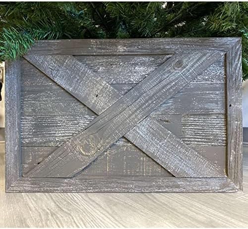 BARNWOODUSA Christmas Tree Collar or Box Made of Reclaimed Wood – Rustic Tr