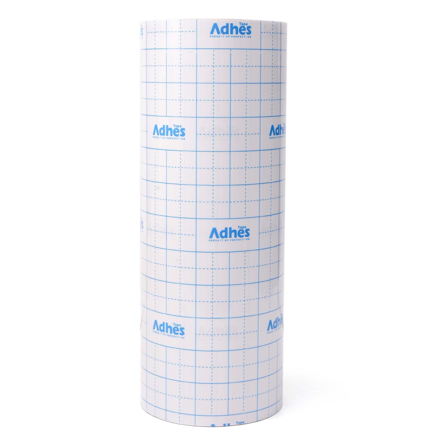 ADHES Premium Crystal Clear Transfer Tape for Vinyl with Grid, 12" x 100FT, No Stretch PET Transfer Paper Roll, Precision Application Tape for Cricut, Small Designs & Detailed Graphics