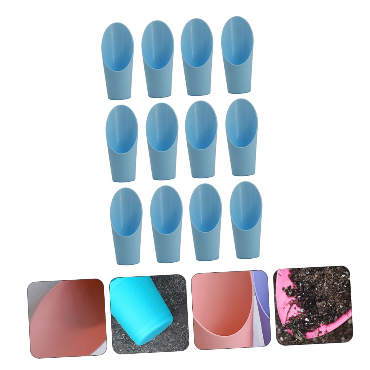 YARNOW Plastic Potting Scooper Succulent Plants Scoop Garden Scoop Mini Bonsai Tool Random Color