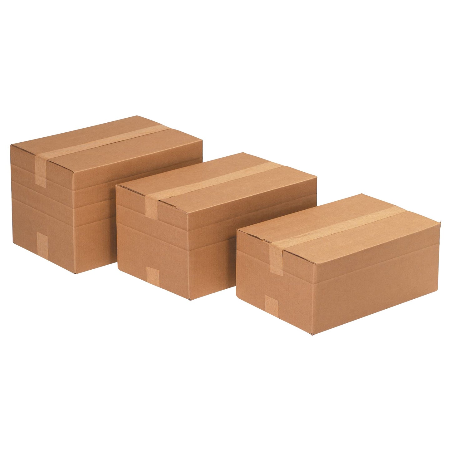 Aviditi Shipping Boxes Multi-Depth 20"L x 20"W x 20"H, 10-Pack | Corrugated Cardboard Box for Packing, Moving and Storage