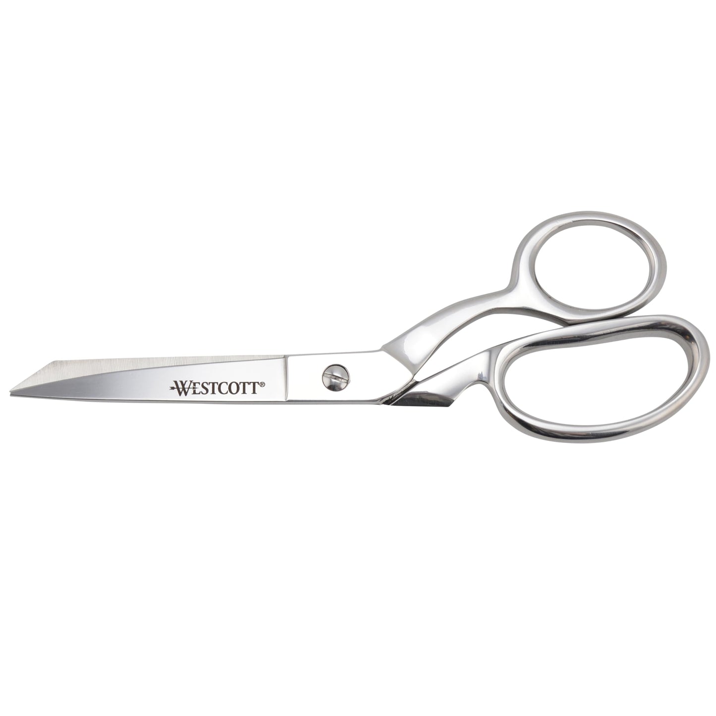 Westcott 8-Inch Forged Heavy Duty Bent Fabric Scissors, Precision-Ground Knife-Edge Blades for Seamless Cutting, Perfect for Sewing, Crafts, and Office